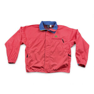 Vintage Nike ACG Jacket Adult LARGE Pink Purple Windbreaker Neon Zip Up 90s